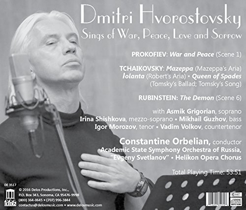 Dmitri Hvorostovsky - Sings Of War, Peace, Love And Sorrow - CD image 2