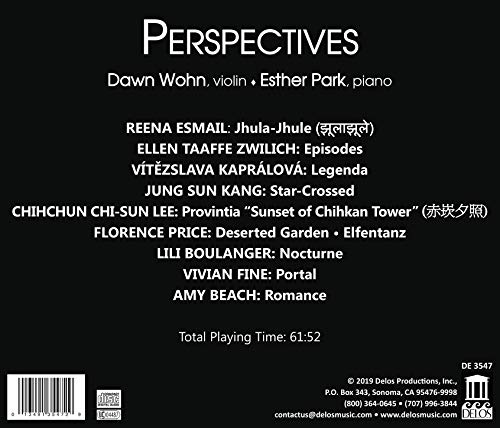 Reena Esmail - Dawn Wohn/Esther Park: Perspectives - CD image 2