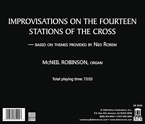 McNeil Robinson - Stations of the Cross: Organ Improvisations By - CD image 2