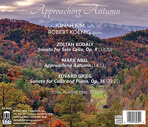 JONAH KIM - APPROACHING AUTUMN - CD image 2