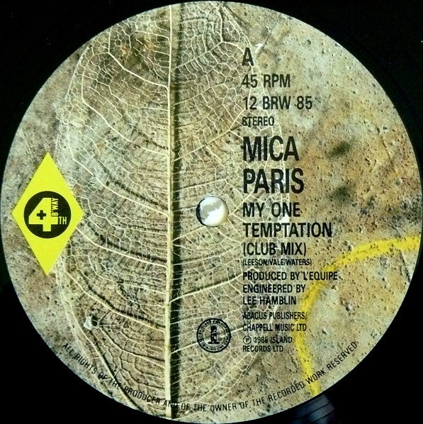 Mica Paris - My One Temptation - Used Vinyl Record 12" image 3