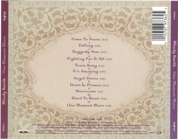 Mindy Smith - One Moment More - CD image 1