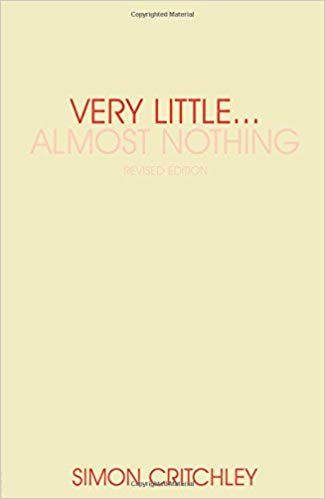 Very Little ... Almost Nothing : Death, Philosophy and Literature