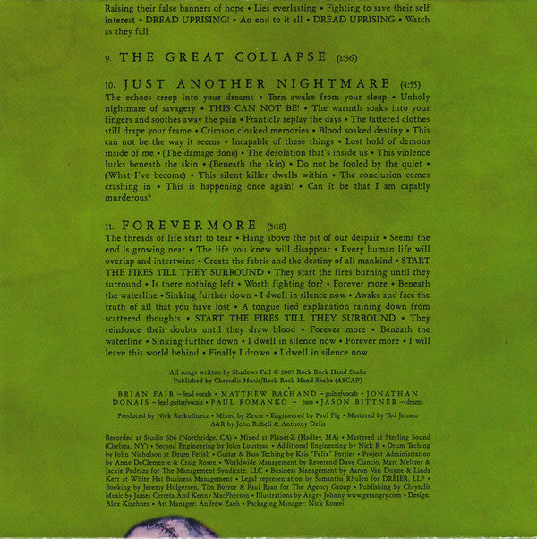 Shadows Fall - Threads Of Life - Used CD image 4