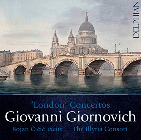 Illyria Consort - Giovanni Giornovich: London Concertos - CD image 1