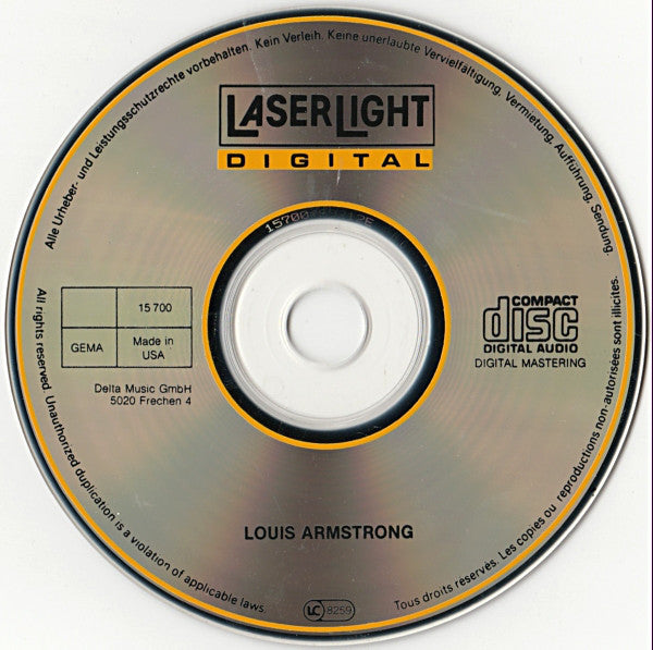 Louis Armstrong - Used CD image 3