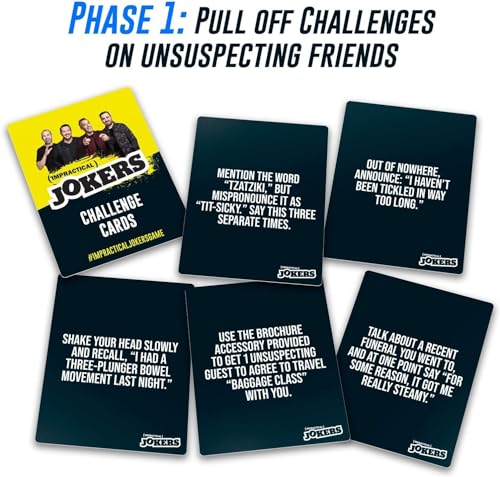 Impractical Jokers Box of Challenges Card Game - Non-book item image 4