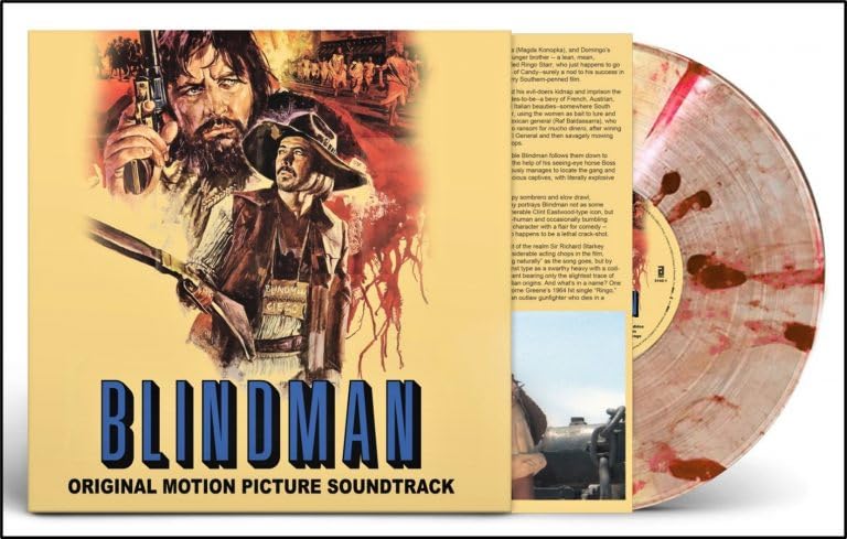STELVIO CIPRIANI - Blindman - Original Soundtrack (Blood Splatter Vinyl image 2