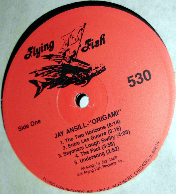 Jay Ansill - Origami - Used Vinyl Record image 7