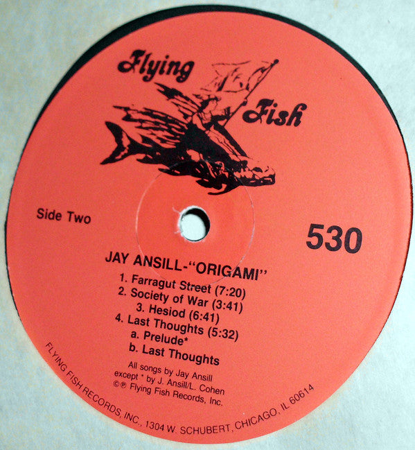 Jay Ansill - Origami - Used Vinyl Record image 8