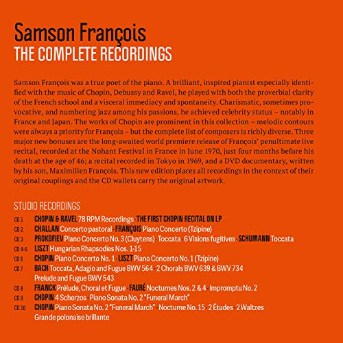 Samson François - Complete Studio Recordings - DVD image 3