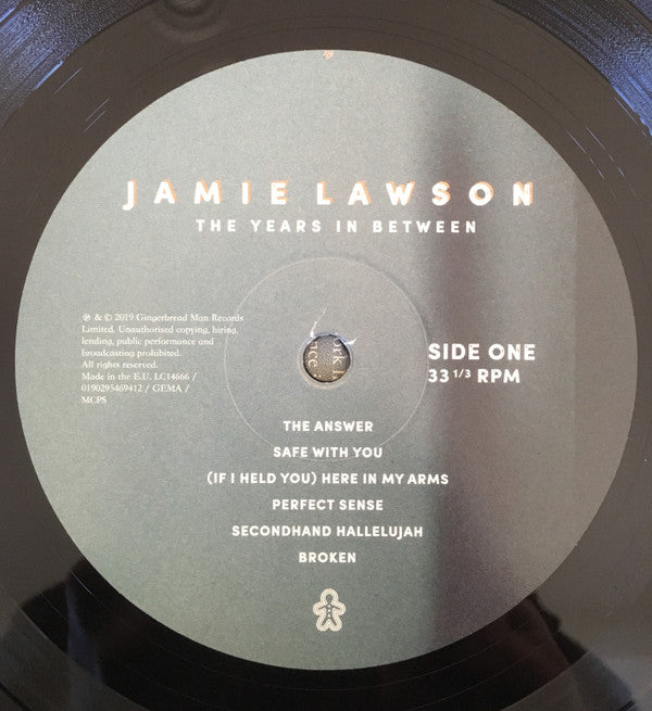 Jamie Lawson - Years in Between - Vinyl Record Vinyl image 3