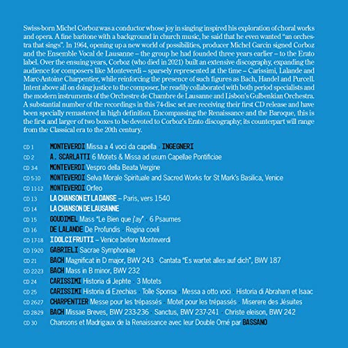 Michel Corboz - Complete Erato Recordings: - CD image 3