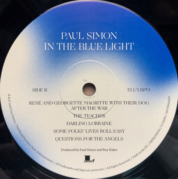 Paul Simon - In The Blue Light - Vinyl Record image 5