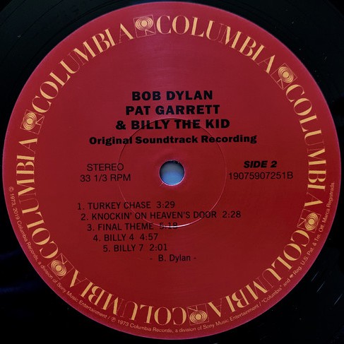Bob Dylan - Pat Garrett and Billy the Kid - Vinyl Record Vinyl image 2