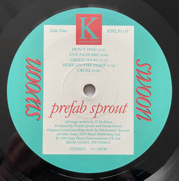 Prefab Sprout - Swoon - Used Vinyl Record image 3