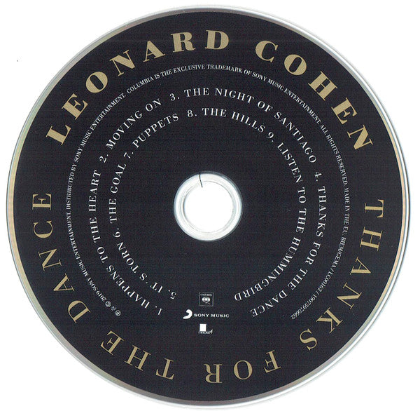 Cohen - Thanks for the Dance - CD Longplay image 4