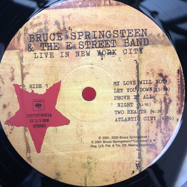 Springsteen - Live in New York City - Vinyl Record Vinyl Longplay 33 1 image 4