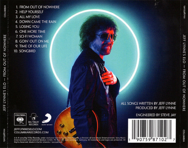 Jeff Lynne's ELO - From Out of Nowhere - CD Longplay image 1