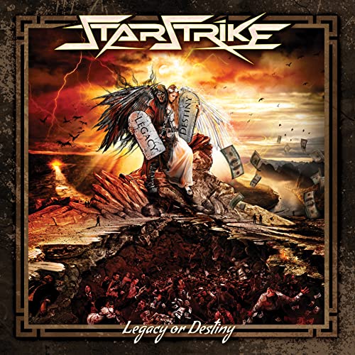 STARSTRIKE - LEGACY OR DESTINY LP  (PREORDER FOR RELEASE DATE 10/03/23) image 1