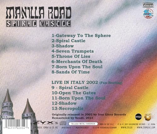 MANILLA ROAD - SPIRAL CASTLE - CD image 2