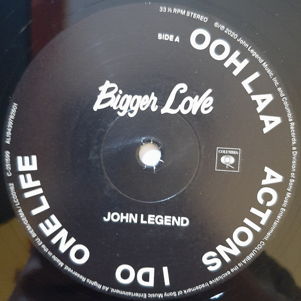 Legend - Bigger Love - Vinyl Record Vinyl Longplay 33 1 image 5