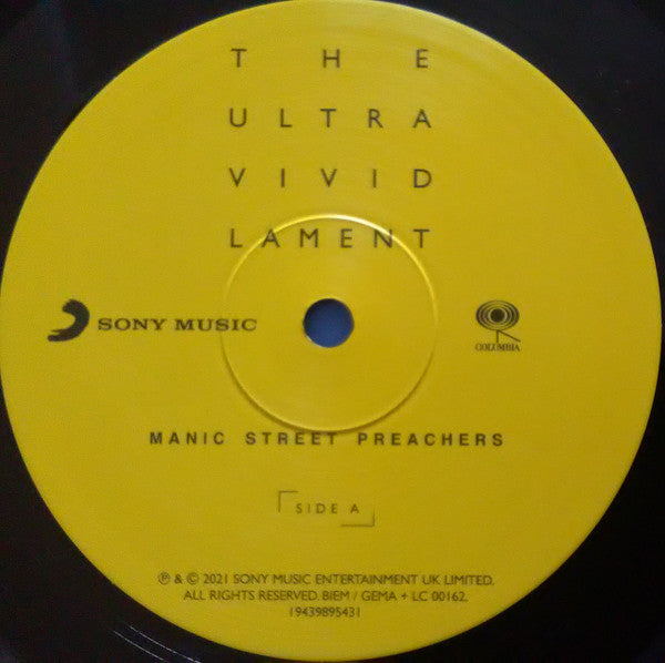 Manic Street Preache - Ultra Vivid Lament - Vinyl Record 12 Album" image 3