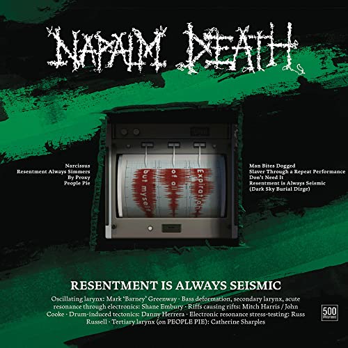 NAPALM DEATH - RESENTMENT IS ALWAYS SEISMIC - A FINAL THROW OF - CD image 1