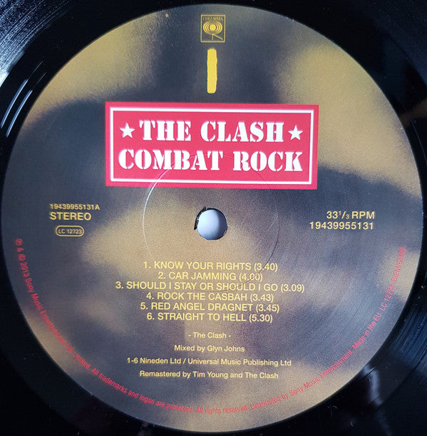CLASH - COMBAT ROCK + THE PEOPLE'S HALL - Vinyl Record Vinyl Longplay 3 image 4