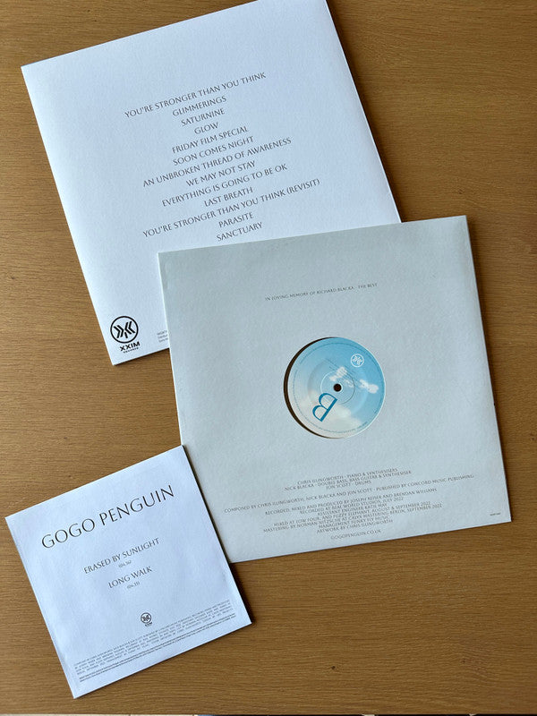 GoGo Penguin - Everything Is Going to Be Okay - 12" Album (Clear Vinyl image 3