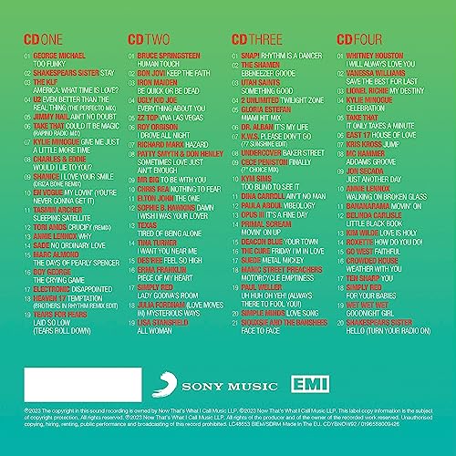 Various Artists - NOW – Yearbook 1992 - 4CD image 3