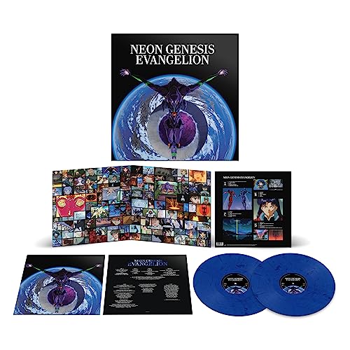 NEON GENESIS EVANGEL - OST (TRANSLUCENT BLUE W/ BLACK SMOKE VINYL/140G/ image 1