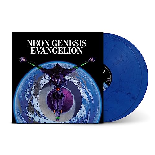 NEON GENESIS EVANGEL - OST (TRANSLUCENT BLUE W/ BLACK SMOKE VINYL/140G/ image 2