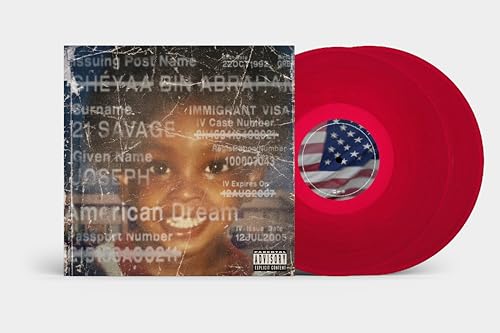 21 Savage - American Dream Red 2LP  RELEASE DATE 15/02/24 (THIS CAN CH image 1