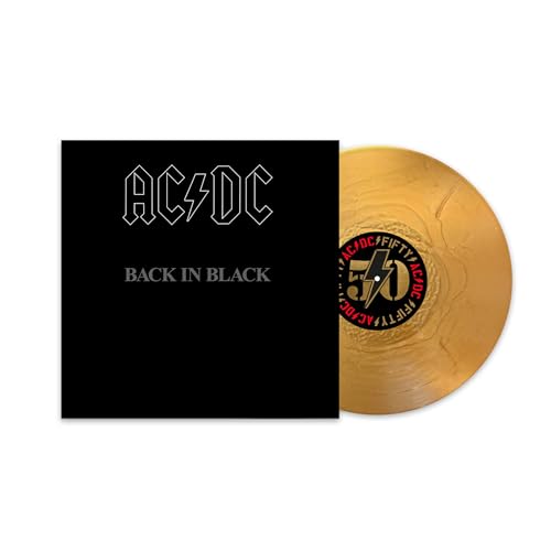 BACK IN BLACK Gold LP Vinyl - Vinyl Record image 1