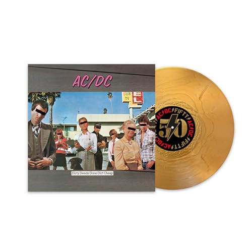 AC/DC - DIRTY DEEDS DONE DIRT CHEAP Gold LP Vinyl  RELEASE DATE 15/03/ image 1