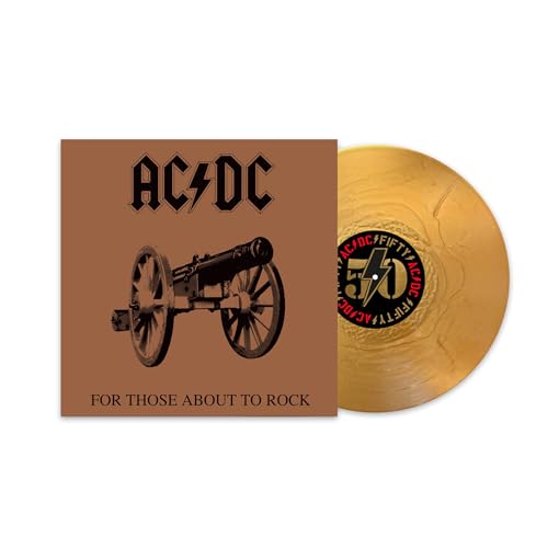 AC/DC - FOR THOSE ABOUT TO ROCK… Gold LP Vinyl  RELEASE DATE 15/03/24 image 1