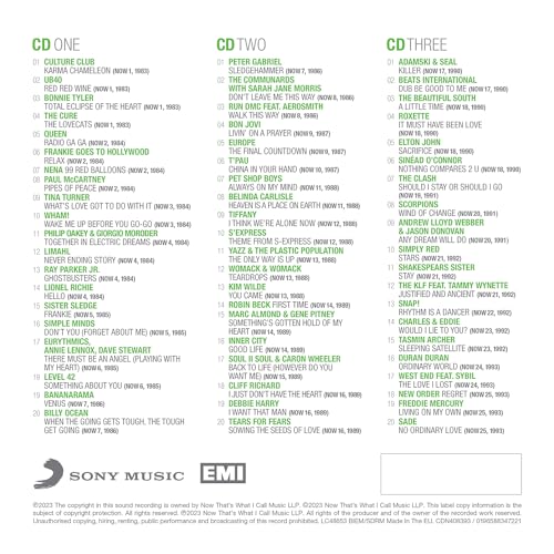 Various Artists - NOW That's What I Call 40 Years: Volume 1 - 1983-1993 image 2
