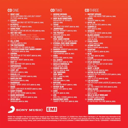 Various Artists - NOW That's What I Call 40 Years: Volume 2 - 1993-2003 image 2