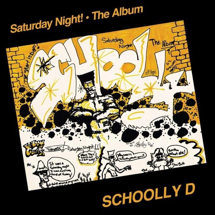 SCHOOLLY D - SATURDAY NIGHT! THE ALBUM - Vinyl Record VL image 1