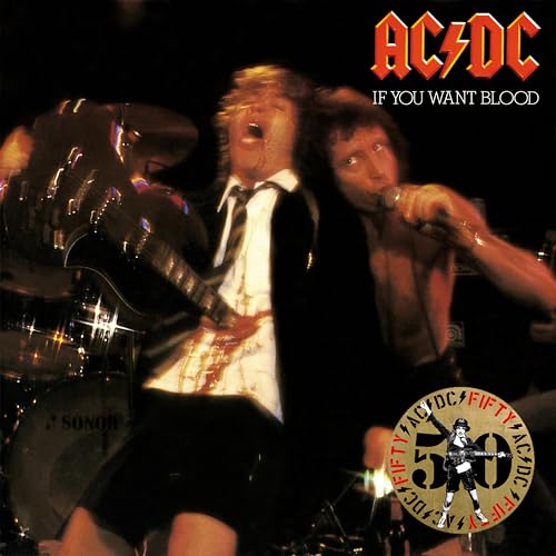 AC/DC - IF YOU WANT BLOOD YOU’VE GOT IT (50TH ANNIVERSARY/GOLD COLOR image 1