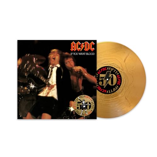AC/DC - IF YOU WANT BLOOD YOU’VE GOT IT (50TH ANNIVERSARY/GOLD COLOR image 2