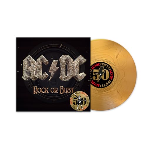 AC/DC - ROCK OR BUST (50TH ANNIVERSARY/GOLD COLOR VINYL) - Vinyl Recor image 2
