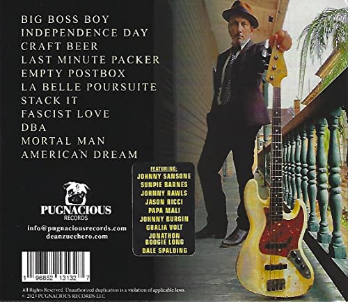 DEAN ZUCCHERO - ELECTRIC CHURCH FOR THE SPIRITUALLY  MISGUIDED - CD image 2