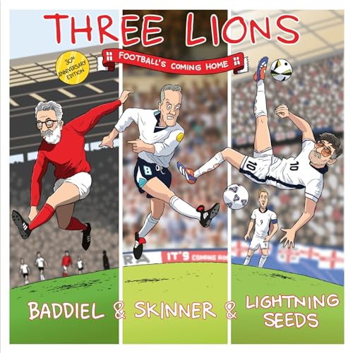 BADDIEL - THREE LIONS - 5 INCH CD SINGLE image 1
