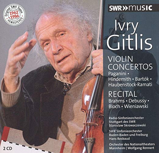 Ivry Gitlis - Violin Concertos / Recital - CD image 1