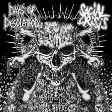 SOCIAL CRISIS/DAYS O - SPLIT - Vinyl Record 7EP image 1