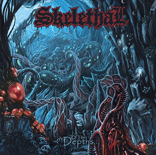 SKELETHAL - OF THE DEPTHS (BLUE/CLOUDY VINYL - Vinyl Record image 1