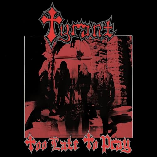 TYRANT - TOO LATE TO PRAY (RED AND SILVER MARBLE) - Vinyl Record image 2