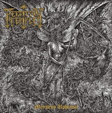 PERDITION TEMPLE - MERCILESS UPHEAVAL (MILKY CLEAR VINYL W/ BLACK SPLAT image 2